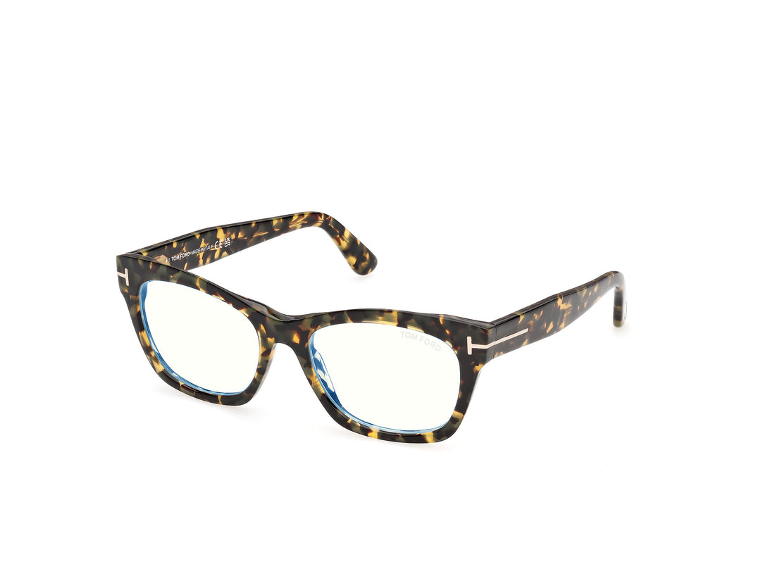 Brillen tom ford ft6173-b 055 havana square femenino größe 53mm - Hauptansicht