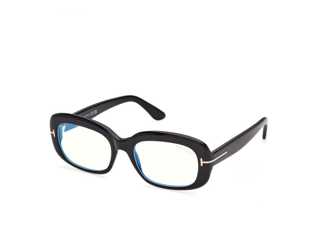 Brillen tom ford ft6174-b 001 negro rectangular femenino größe 52mm - Hauptansicht