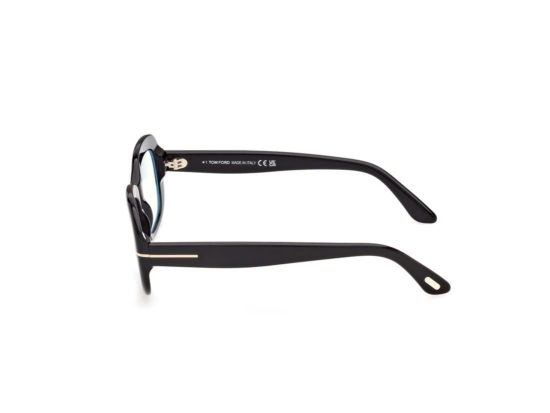 Brillen tom ford ft6174-b 001 negro rectangular femenino größe 52mm - Detailansicht