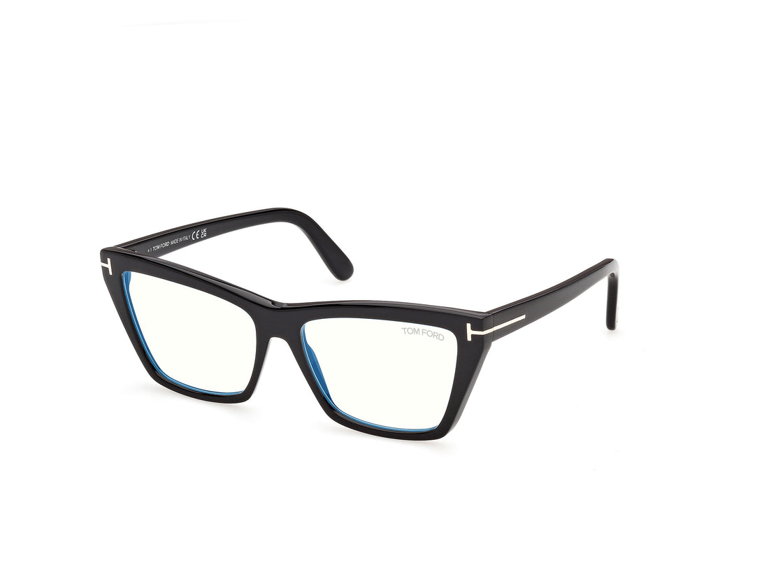 Brillen tom ford ft6189-b 001 negro cat eye femenino größe 55mm - Hauptansicht