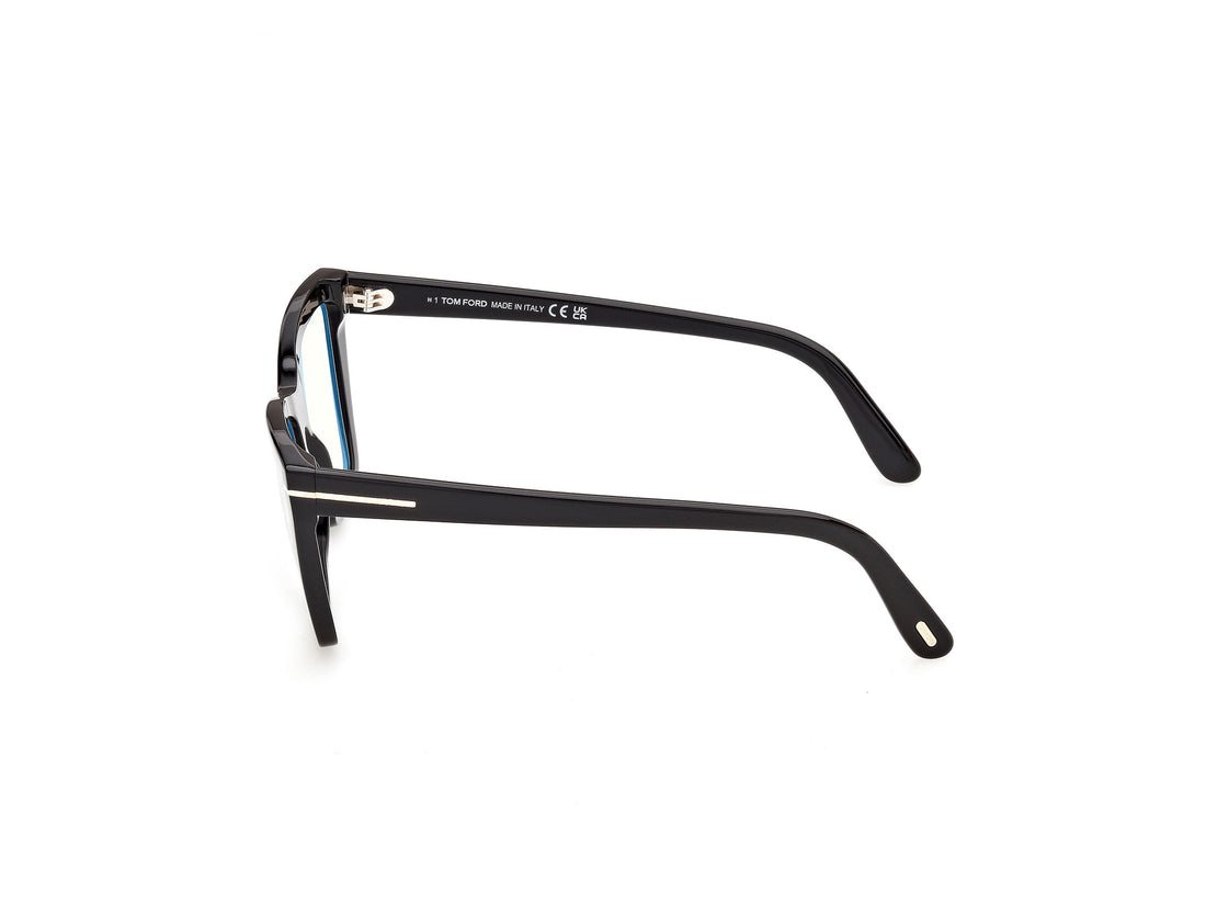 Brillen tom ford ft6189-b 001 negro cat eye femenino größe 55mm - Detailansicht
