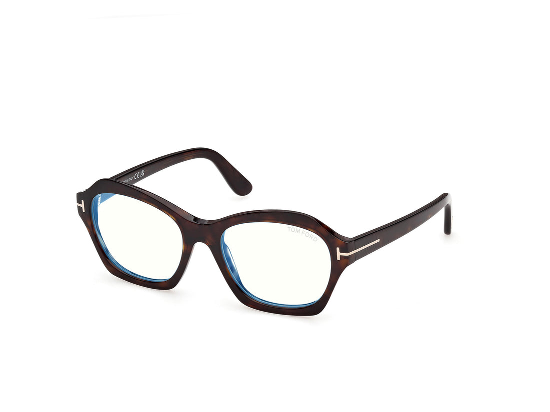 Lunettes de vue tom ford ft6193-b 052 havana geometric femenino taille 54mm - Vue principale