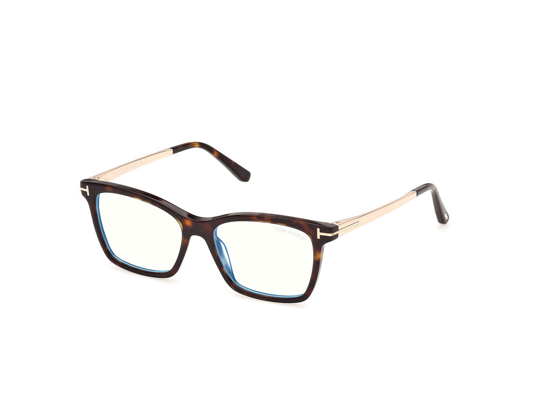 Lunettes de vue tom ford ft6194-b 052 havana rectangular femenino taille 51mm - Vue principale