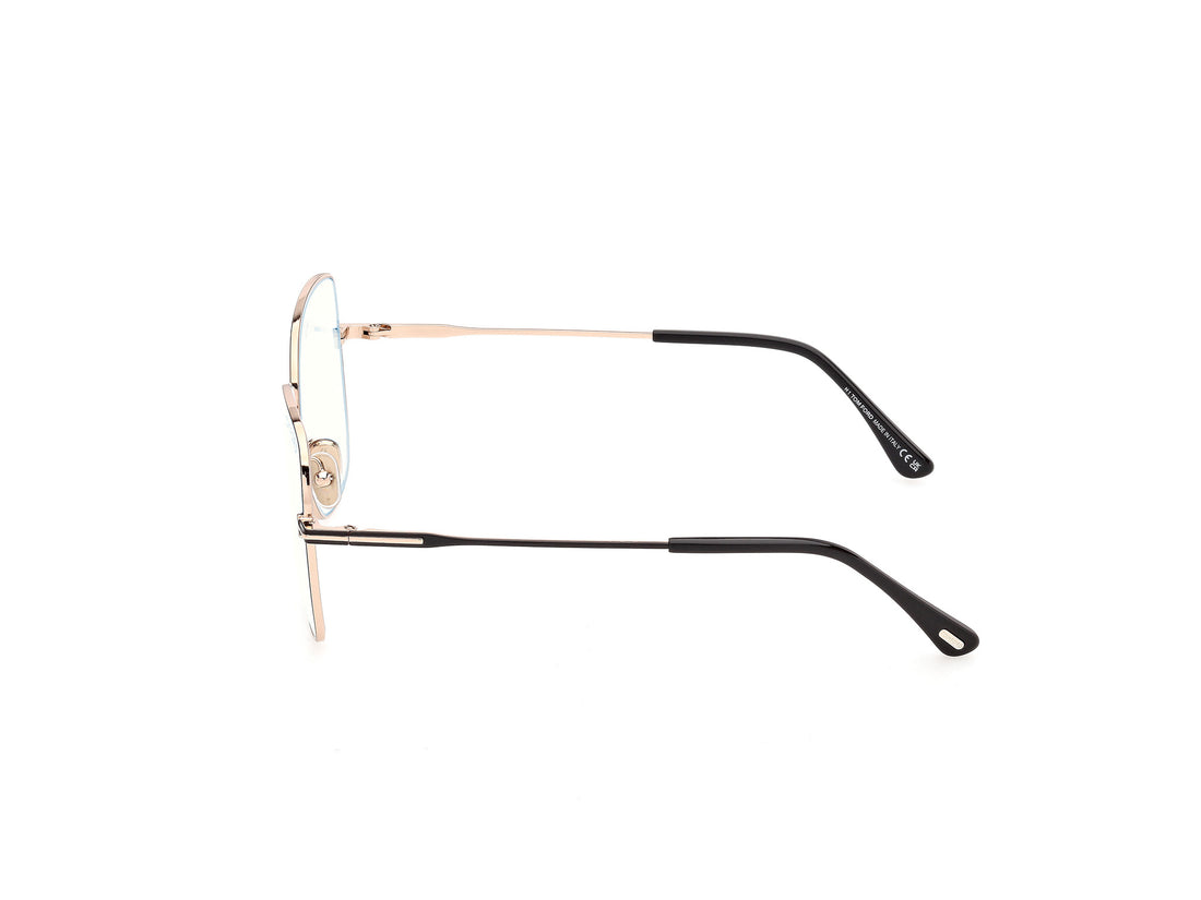 Lunettes de vue tom ford ft6196-b 001 negro square femenino taille 56mm - Vue détaillée
