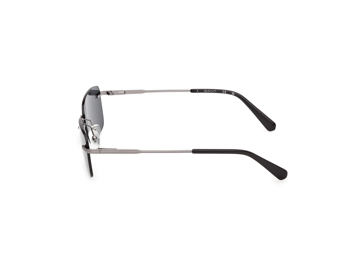 Occhiali da sole gant ga00040 09a plateado rectangular masculino taglia 57mm - Vista dettagliata