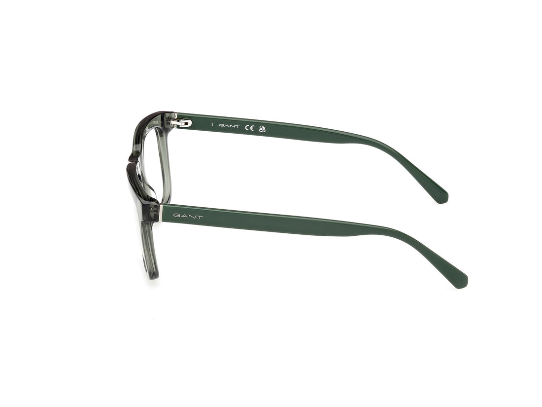 Occhiali da vista gant ga50020 096 verde square masculino taglia 54mm - Vista dettagliata