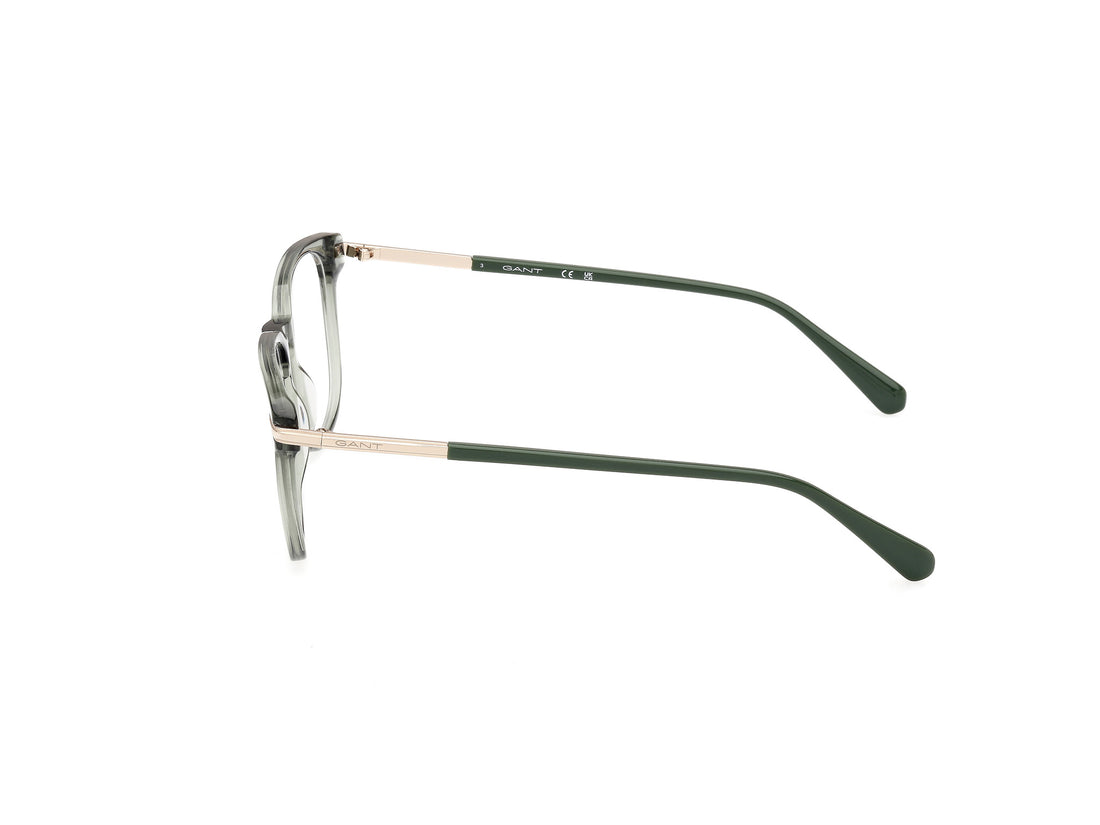 Occhiali da vista gant ga50023 096 verde square masculino taglia 53mm - Vista dettagliata