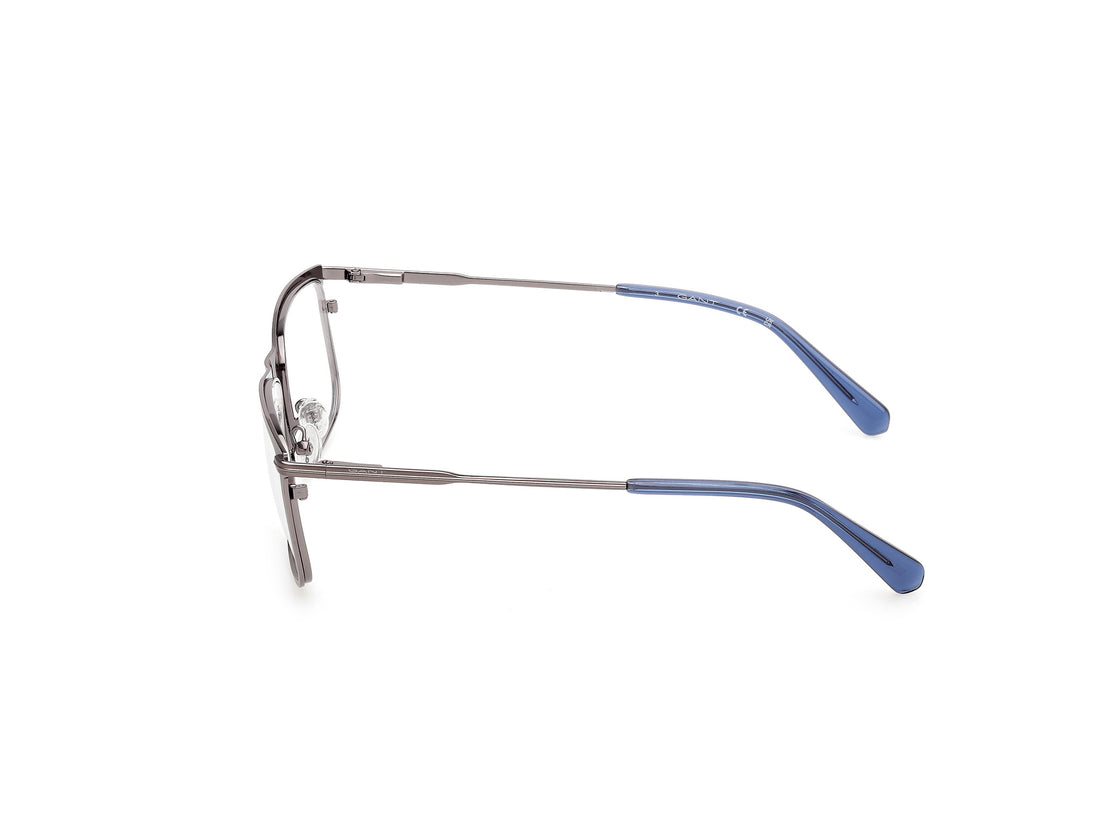 Occhiali da vista gant ga50052 013 plateado rectangular masculino taglia 56mm - Vista dettagliata