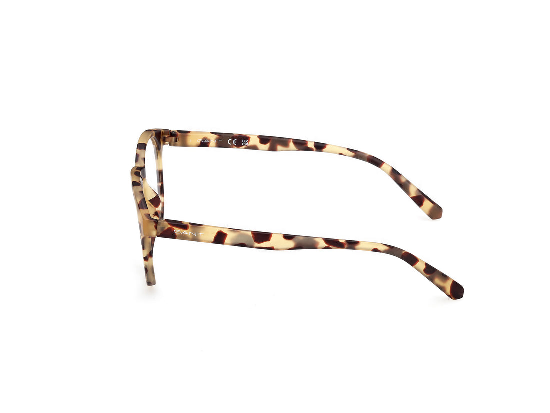 Occhiali da vista gant ga50056 053 havana round unisex taglia 50mm - Vista dettagliata