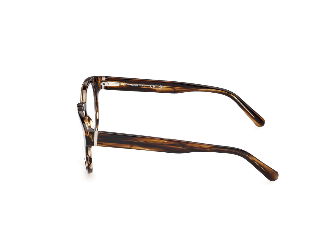 Occhiali da vista gant ga50102 056 havana round masculino taglia 51mm - Vista dettagliata