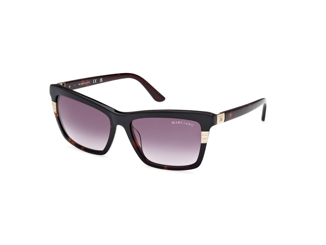 Gafas de sol guess by marciano gm00010 05b negro rectangular femenino talla 57mm - Vista principal