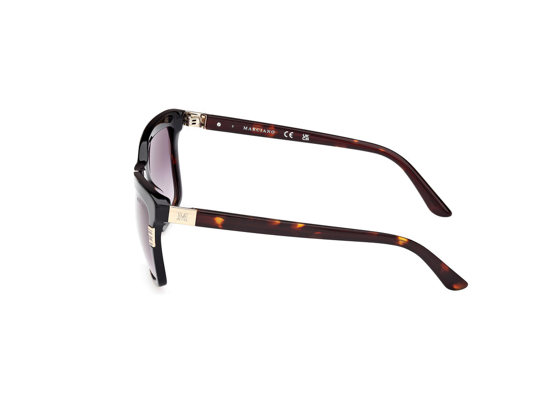 Gafas de sol guess by marciano gm00010 05b negro rectangular femenino talla 57mm - Vista de detalle