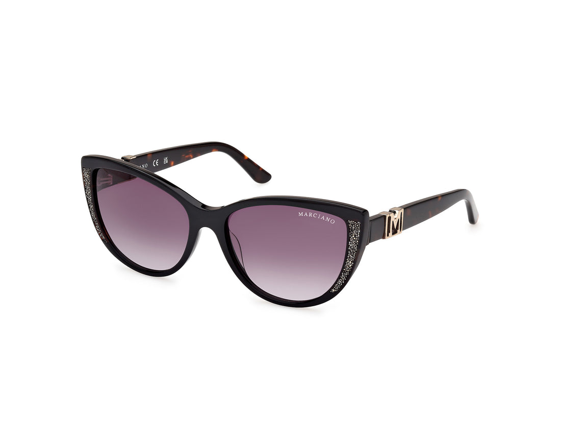 Gafas de sol guess by marciano gm00011 05b negro cat eye femenino talla 58mm - Vista principal