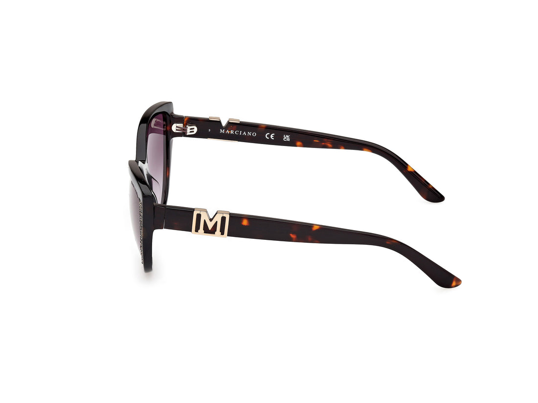 Gafas de sol guess by marciano gm00011 05b negro cat eye femenino talla 58mm - Vista de detalle