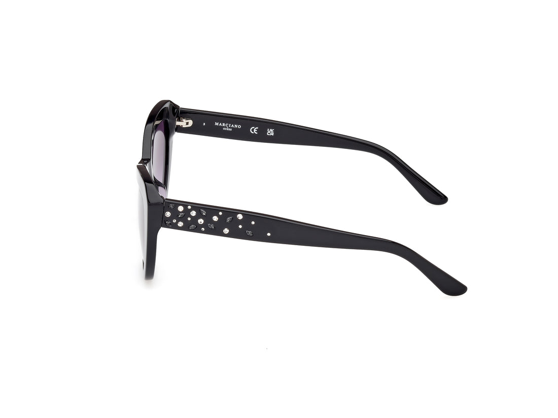 Sunglasses guess by marciano gm00016 01b negro cat eye femenino size 53mm - Detailed view