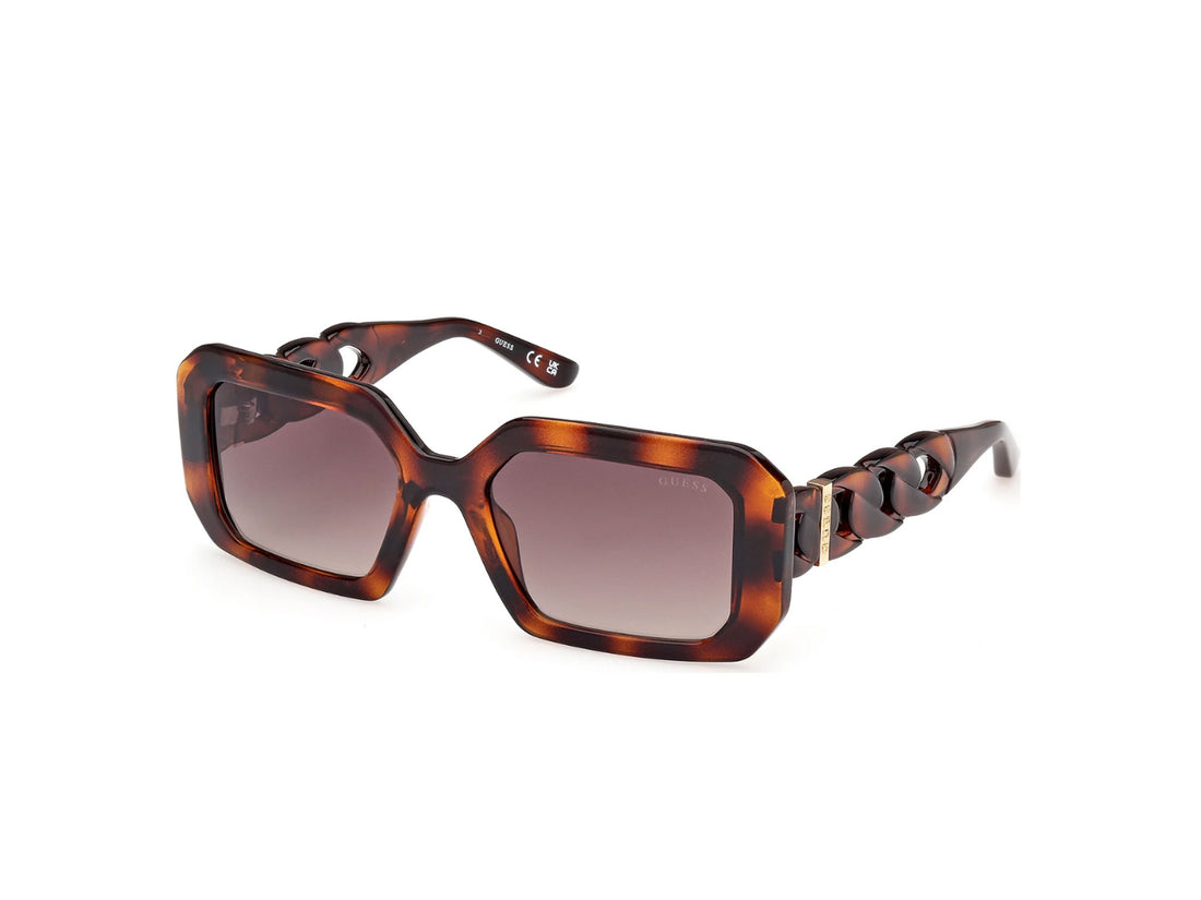 Solglasögon guess gu00110 52f havana femenino storlek 54mm - Huvudvy