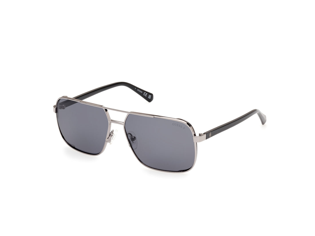 Solglasögon guess gu00119 08d gris masculino storlek 58mm - Huvudvy