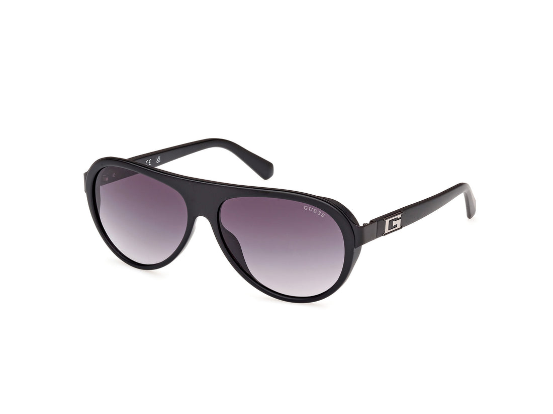 Solglasögon guess gu00125 02b negro masculino storlek 60mm - Huvudvy