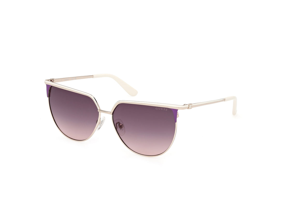 Solglasögon guess gu00132 21b blanco cat eye femenino storlek 58mm - Huvudvy