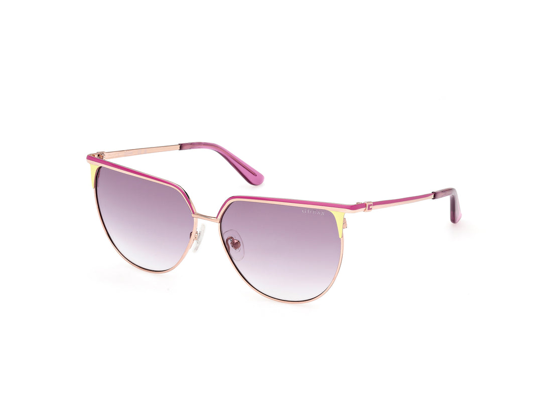 Solglasögon guess gu00132 83z morado cat eye femenino storlek 58mm - Huvudvy