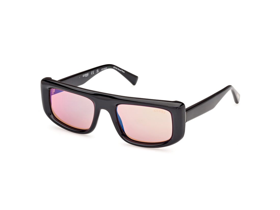 Solglasögon guess gu00138 01u negro rectangular unisex storlek 53mm - Huvudvy