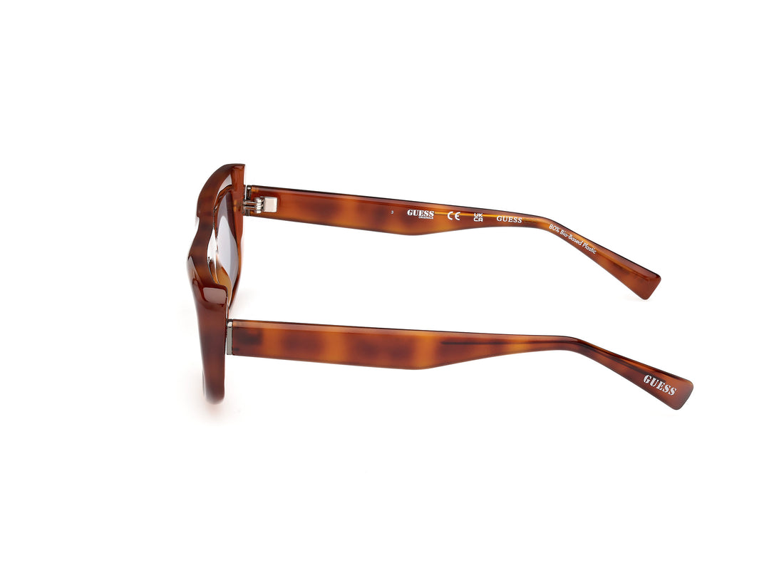 Solglasögon guess gu00138 53c havana rectangular unisex storlek 53mm - Detaljvy