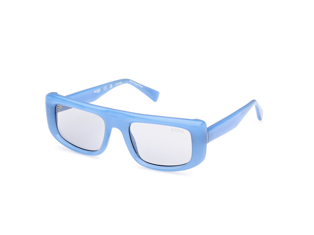 Solglasögon guess gu00138 84a azul rectangular unisex storlek 53mm - Huvudvy