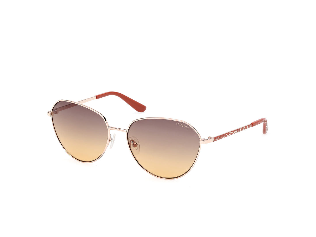Solglasögon guess gu00148 32f round femenino storlek 60mm - Huvudvy