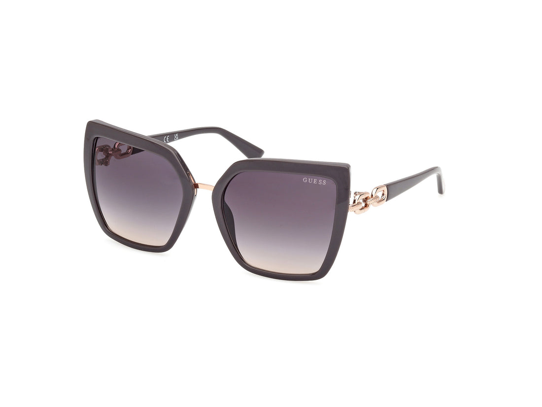 Solglasögon guess gu00160 20b butterfly femenino storlek 55mm - Huvudvy