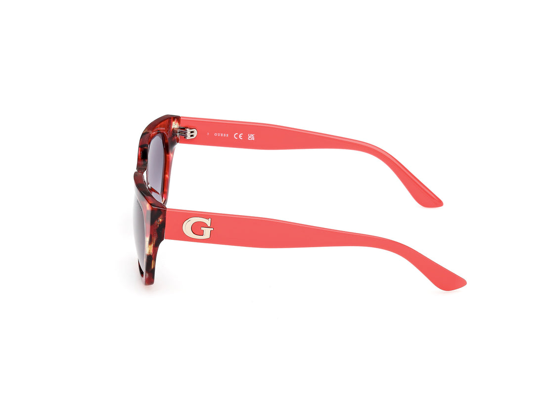 Solglasögon guess gu00203-h 54b havana geometric femenino storlek 56mm - Detaljvy