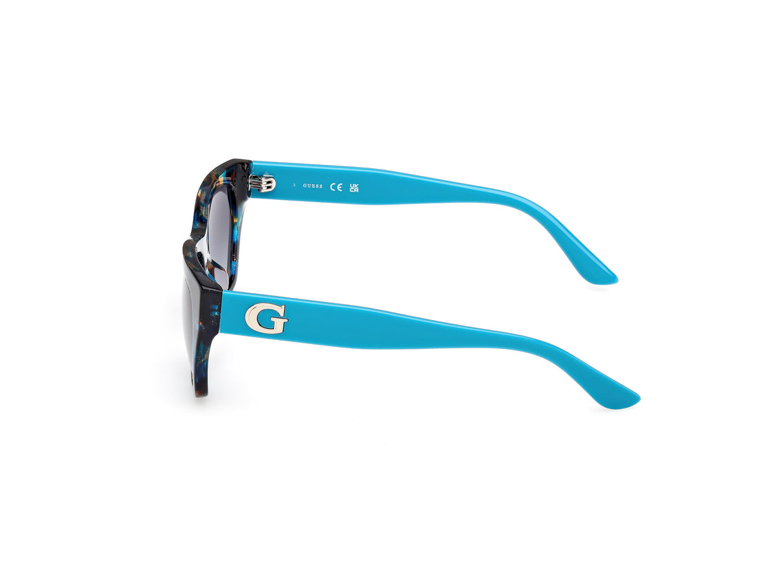 Solglasögon guess gu00203-h 87p azul geometric femenino storlek 56mm - Detaljvy