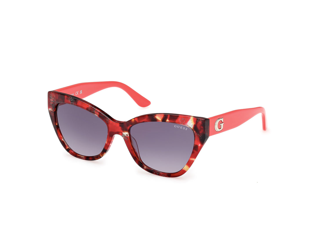 Solglasögon guess gu00204 54b havana cat eye femenino storlek 55mm - Huvudvy