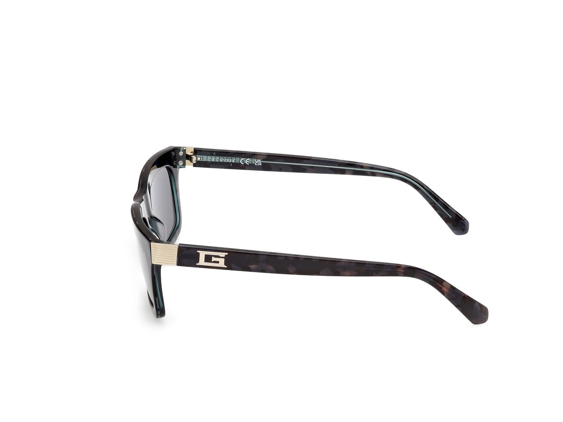 Sonnenbrillen guess gu00212 98v verde rectangular masculino größe 55mm - Detailansicht