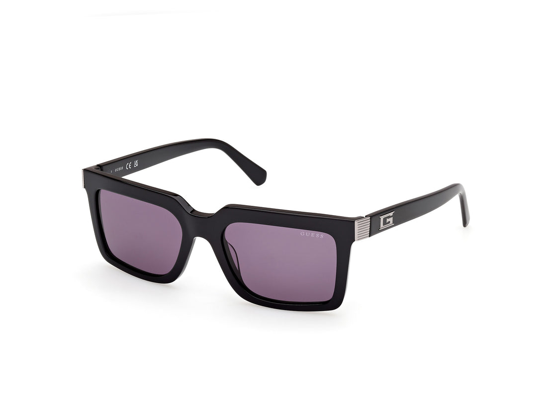 Solglasögon guess gu00213 01y negro rectangular masculino storlek 55mm - Huvudvy