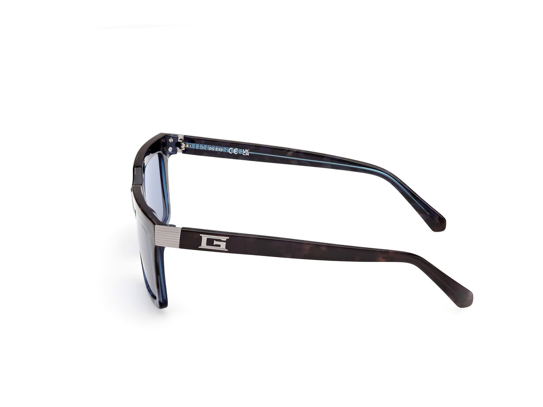 Solglasögon guess gu00213 92v azul rectangular masculino storlek 55mm - Detaljvy