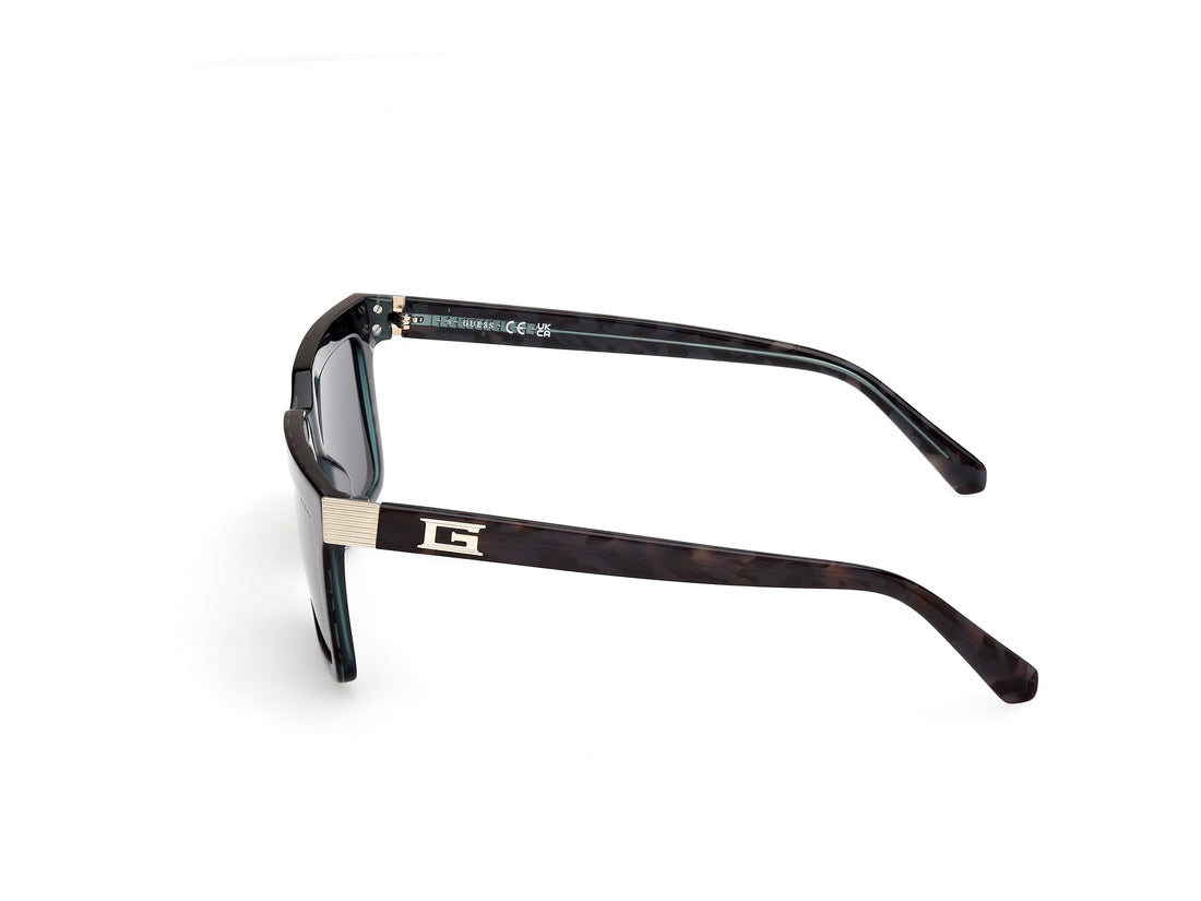 Solglasögon guess gu00213 98v verde rectangular masculino storlek 55mm - Detaljvy