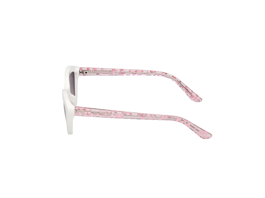 Sonnenbrillen guess gu00229 21b blanco geometric femenino größe 47mm - Detailansicht