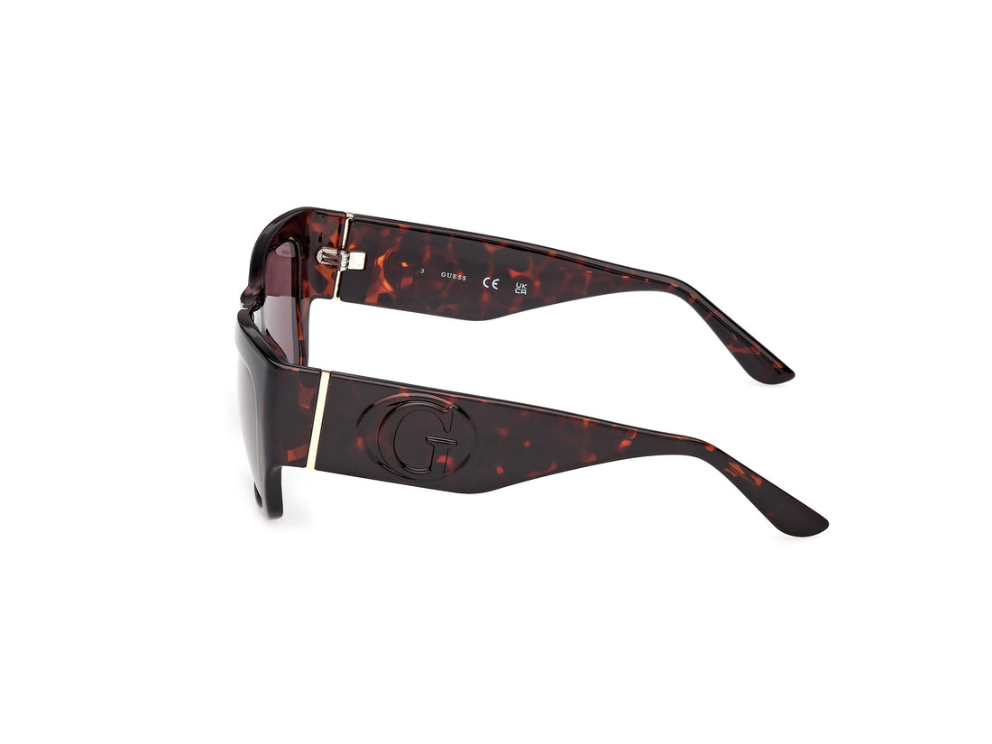 Gafas de sol guess gu00252 52e havana square femenino talla 54mm - Vista de detalle