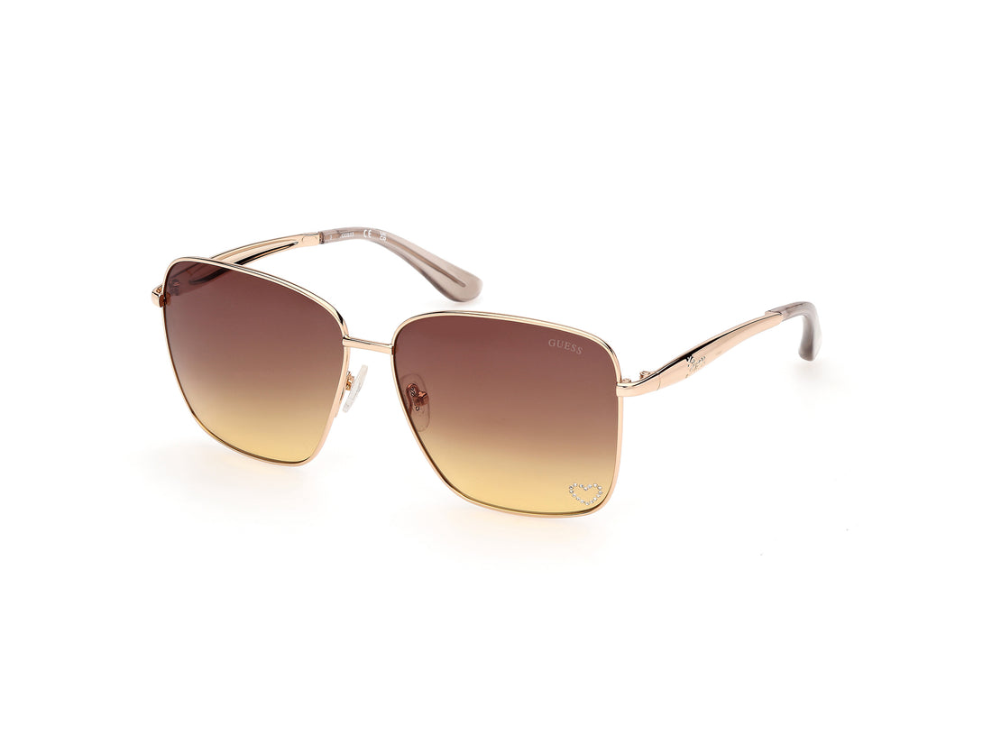 Sonnenbrillen guess gu00308 33f dorado square femenino größe 60mm - Hauptansicht