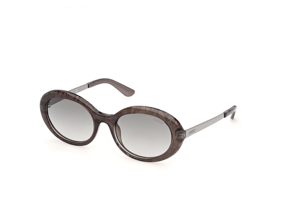 Solglasögon guess gu00355 57p beige oval femenino storlek 55mm - Huvudvy