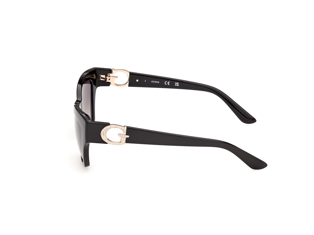 Solglasögon guess gu00360 01b negro square femenino storlek 55mm - Detaljvy
