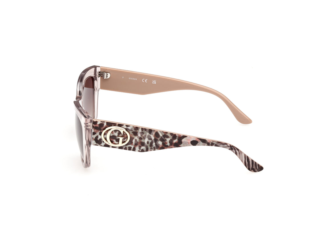 Solglasögon guess gu00363 57f beige square femenino storlek 55mm - Detaljvy