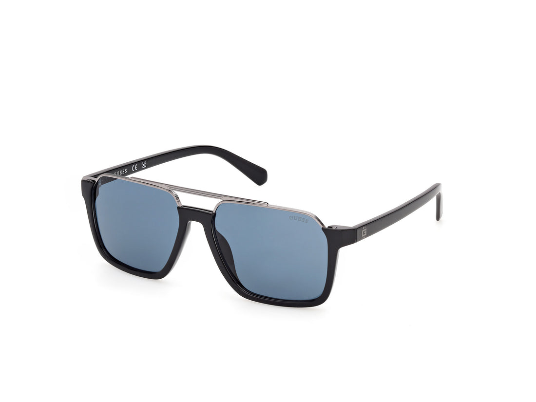 Solglasögon guess gu00366 01v negro navigator masculino storlek 57mm - Huvudvy