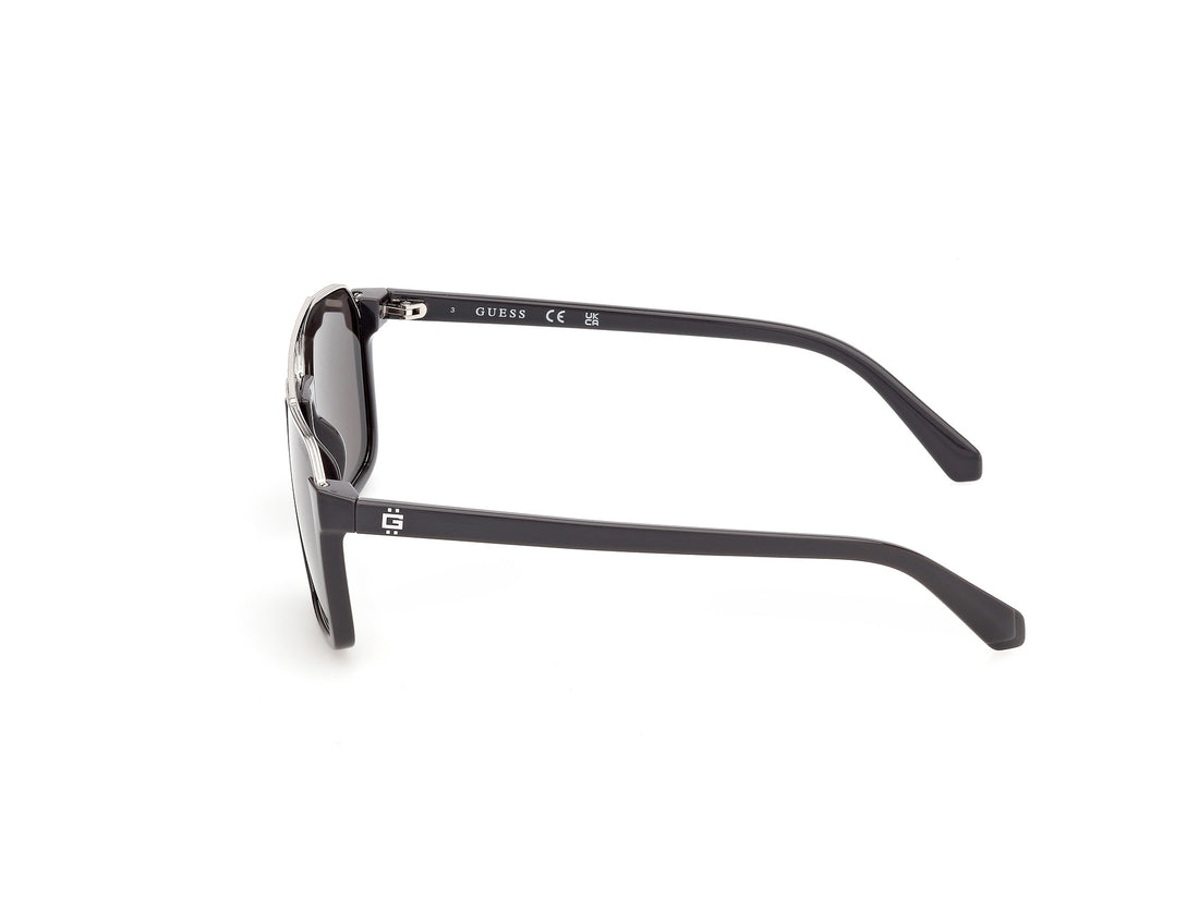 Solglasögon guess gu00366 20a gris navigator masculino storlek 57mm - Detaljvy
