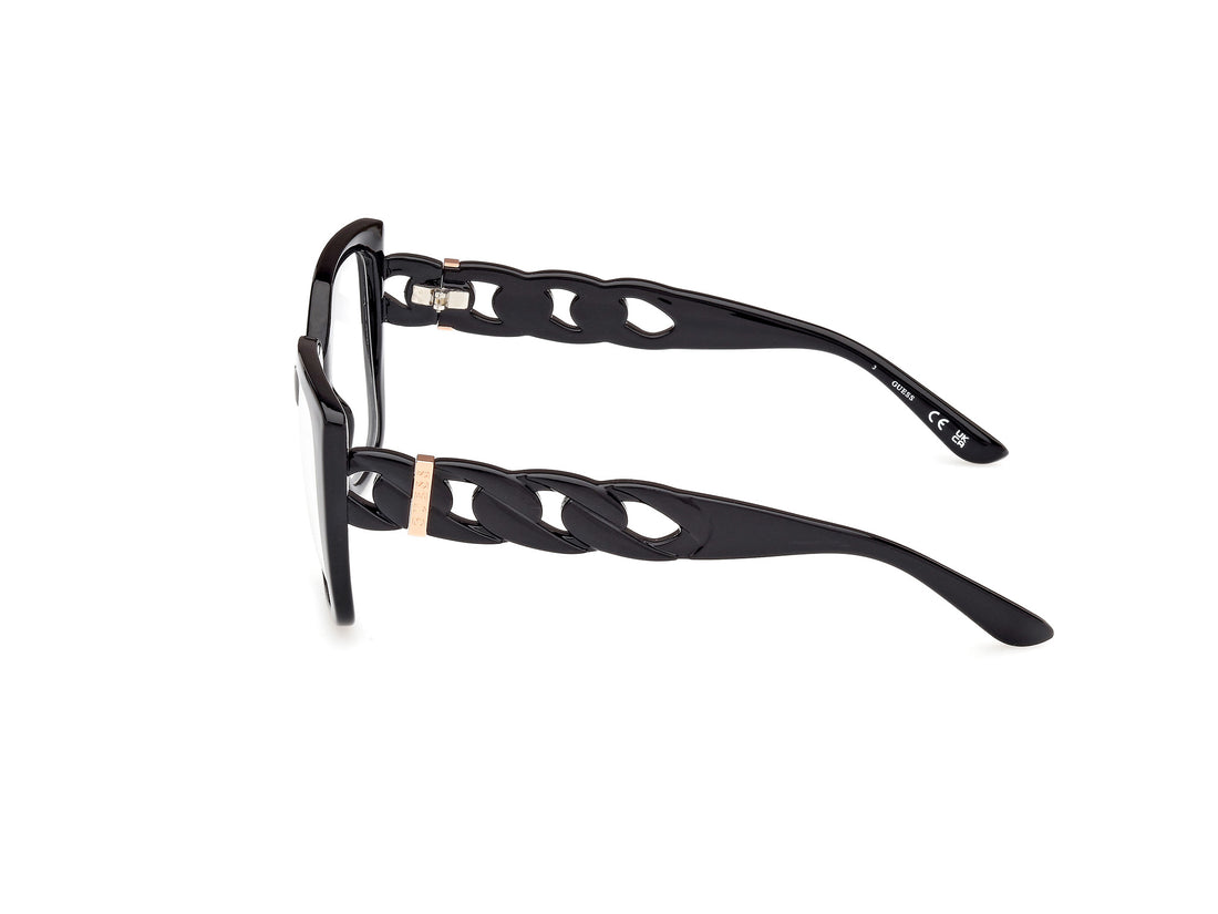 Occhiali da vista guess gu50118 001 negro femenino taglia 52mm - Vista dettagliata
