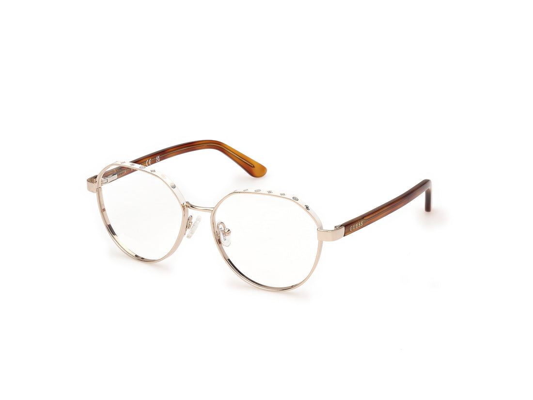 Gafas graduadas guess gu50124 032 dorado femenino talla 53mm - Vista principal