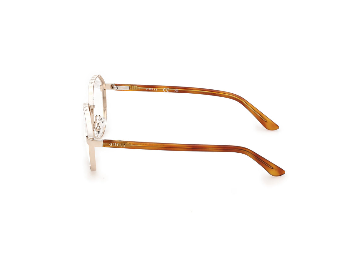 Gafas graduadas guess gu50124 032 dorado femenino talla 53mm - Vista de detalle