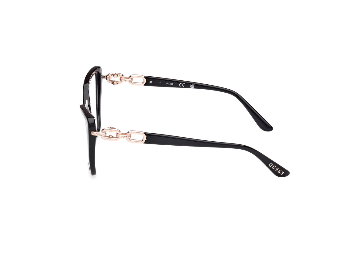 Occhiali da vista guess gu50180 001 unisex taglia 55mm - Vista dettagliata
