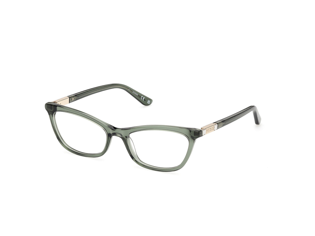 Brillen guess gu50198 093 verde rectangular femenino größe 52mm - Hauptansicht