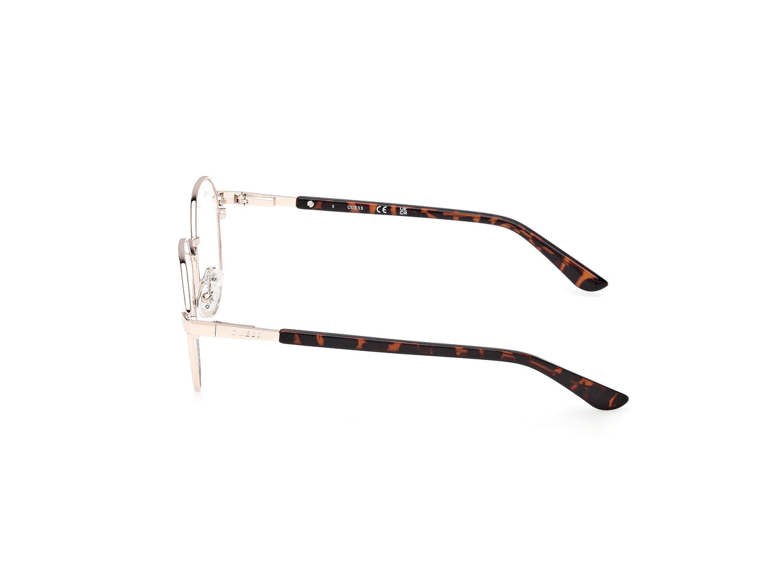 Occhiali da vista guess gu50221 032 dorado geometric femenino taglia 54mm - Vista dettagliata
